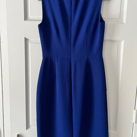 BCBG Max Azria Annabel Blue Cut Out Sheath Dress Size 10 NWT - Picture 4 of 6